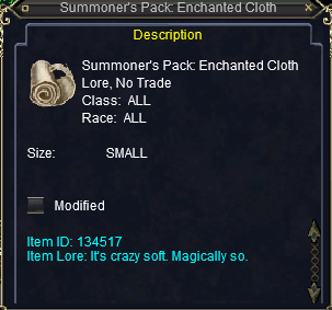 Summoners Pack Enchanted Cloth.png
